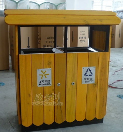 鋼木垃圾桶防腐木和普通木條有哪些區別？