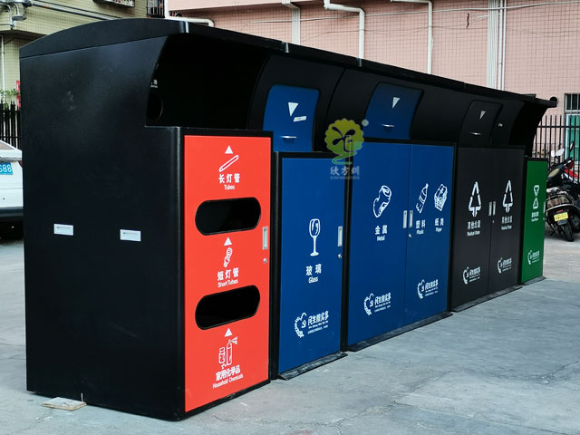 深圳標(biāo)準(zhǔn)不銹鋼垃圾分類投放點(diǎn)