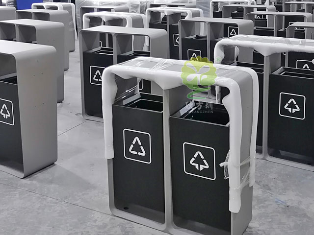 深圳福田城市形象更新果皮箱