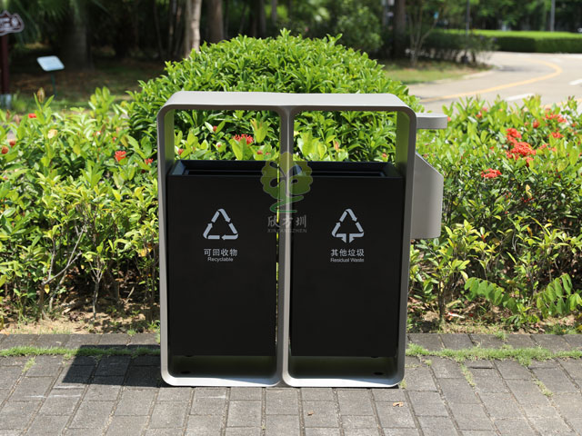 深圳福田城市形象更新果皮箱