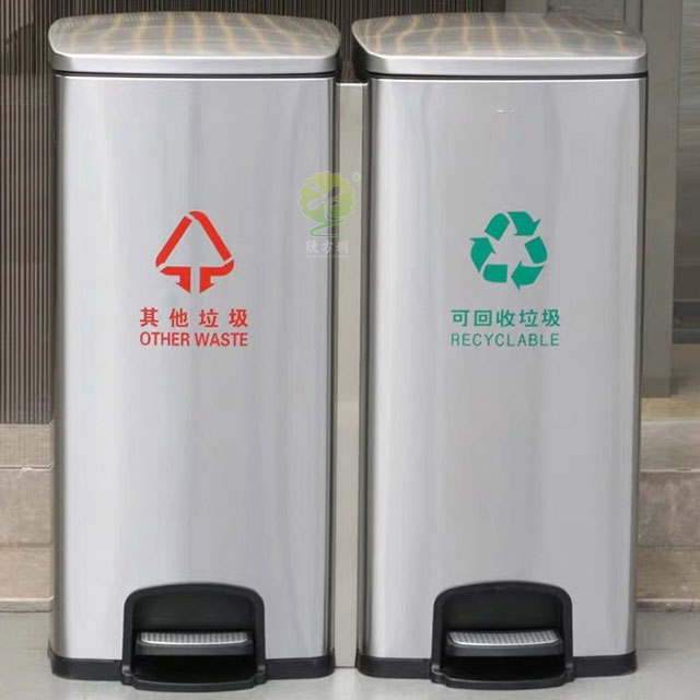 家用不銹鋼室內分類垃圾桶 家用不銹鋼室內分類垃圾桶