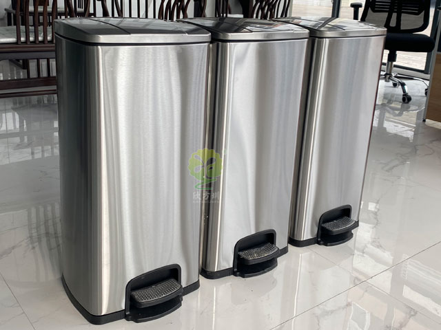 室內家庭90升三分類垃圾箱