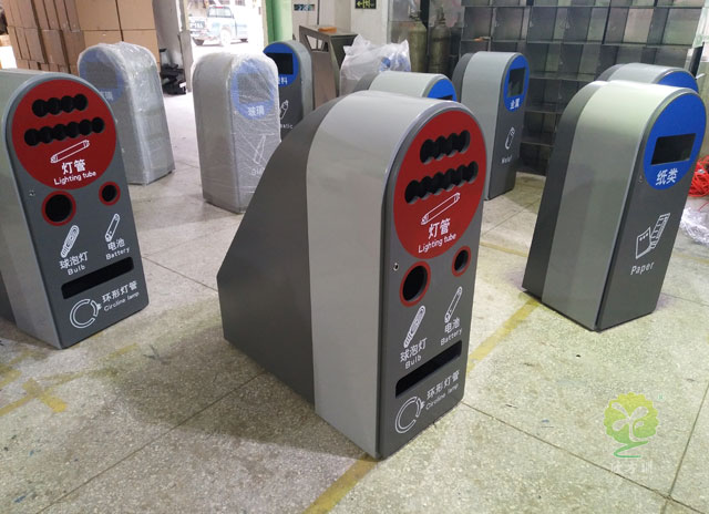 玻金塑紙收集箱生產