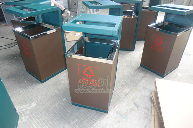 噴塑鋼制垃圾桶