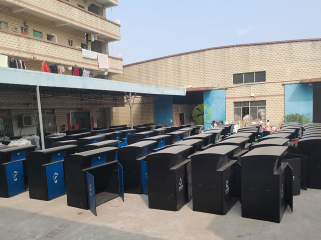 深圳標(biāo)準(zhǔn)不銹鋼垃圾分類投放點(diǎn)