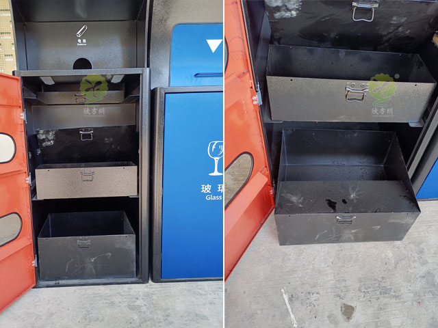 深圳標(biāo)準(zhǔn)不銹鋼垃圾分類投放點(diǎn)