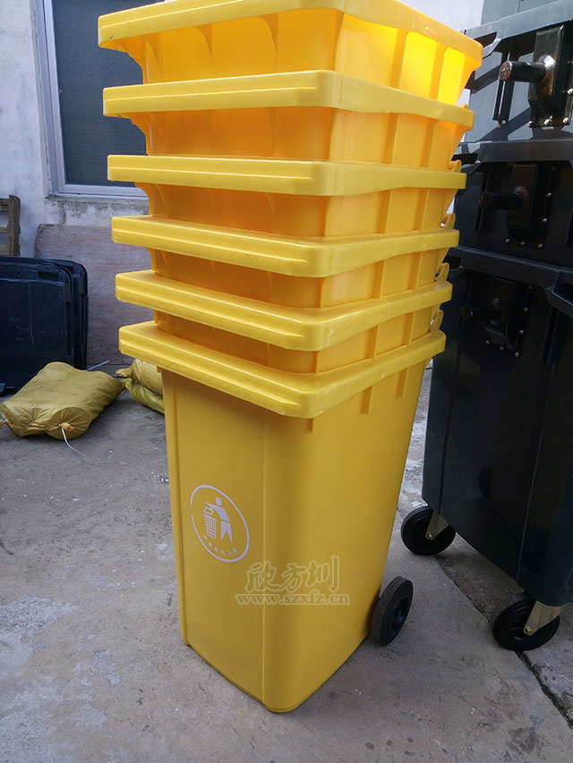 帶輪醫(yī)療塑料垃圾桶